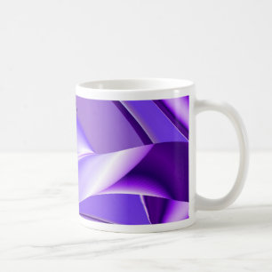 Caneca De Café Sonhos Roxos, Abstrato Fantasy Arte Arco-Íris