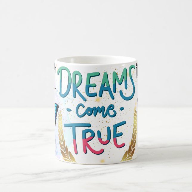 Caneca De Café sonhos se tornam realidade (Centro)