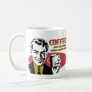 Caneca De Café Sono do café quando você for caneca engraçada