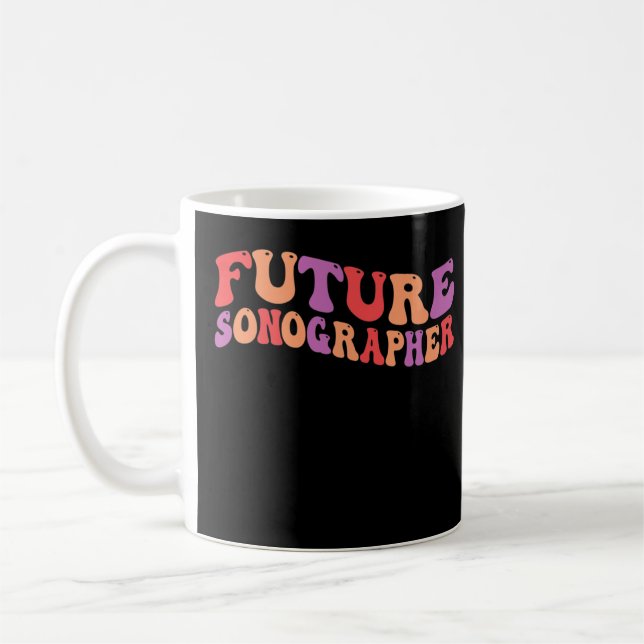 Caneca De Café Sonografia Futura Sonografia Estudante Graduação P (Esquerda)