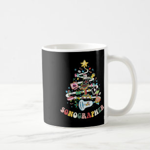 Caneca De Café Sonógrafo de Natal Ultrasom - Xmas