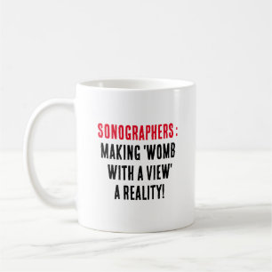Caneca De Café Sonógrafos: Fazer 'ventre com vista' é uma realida