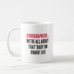 Caneca De Café Sonógrafos: Somos todos sobre aquele 'bebê em cons