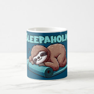 Caneca De Café Sonolência - Dormir Em Ioga