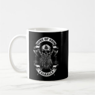 Caneca De Café Sons do Odin - Vikings Nórdicos Odin Thor
