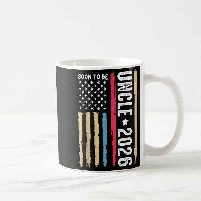 Caneca De Café Soon To Be Uncle 2026 Becoming New Uncle To Be Ann (Direita)