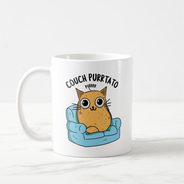 Caneca De Café Soquinho de Batata Engraçado (Esquerda)
