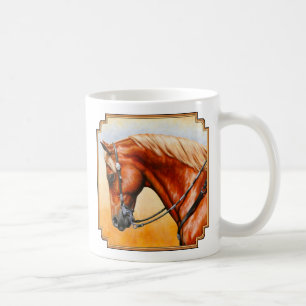 Caneca De Café Sorrel Western Pleasure Quarter Horse
