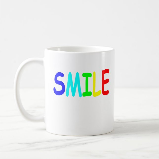 Caneca De Café Sorria (Esquerda)