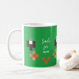 Caneca De Café Sorria4Mãe Púrpura Mug com Sorriso