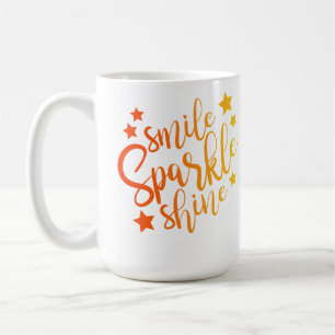 Caneca De Café Sorria Brilhante
