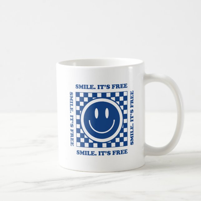 Caneca De Café Sorria É Grátis (Direita)