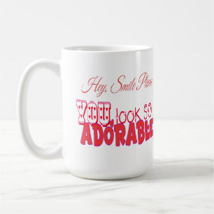 Caneca De Café Sorria, por favor