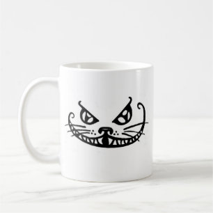 Caneca De Café Sorrir forçadamente do gato de Cheshire