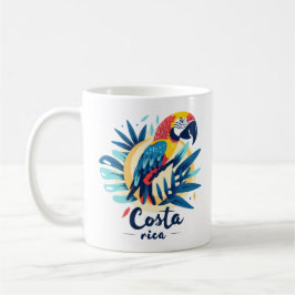 Caneca De Café Sorriso de Mug de Café de Papagaio Costa Rica