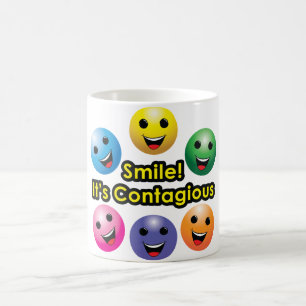Caneca De Café Sorriso! É contagioso