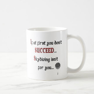 Caneca De Café Sorriso se você ama Skydiving