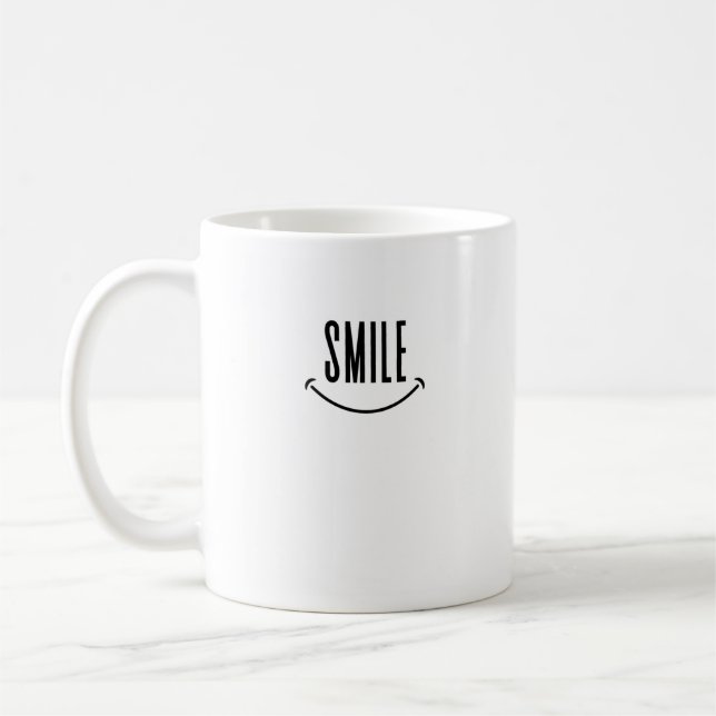 Caneca De Café Sorriso simples (Esquerda)