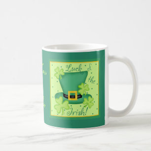 Caneca De Café Sorte da promoção feita sob encomenda irlandesa do