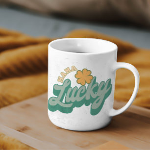 Caneca De Café Sorte Mãe Mãe Shamrock