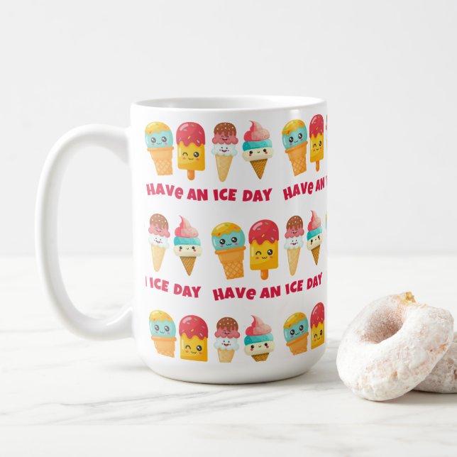Caneca De Café sorvete (Com Donut)