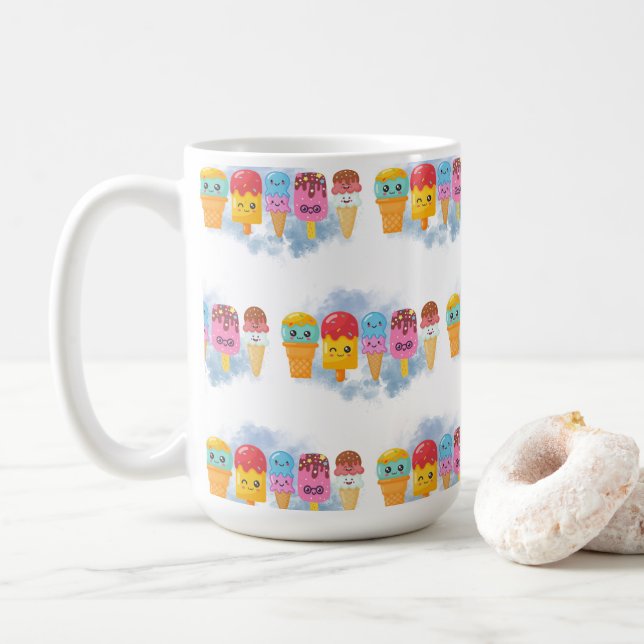 Caneca De Café sorvete (Com Donut)