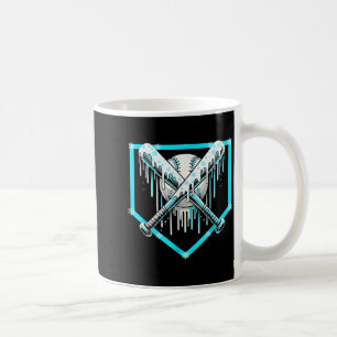 Caneca De Café Sorvete Beisebol Gotejamento Placa Base Tacos Lega