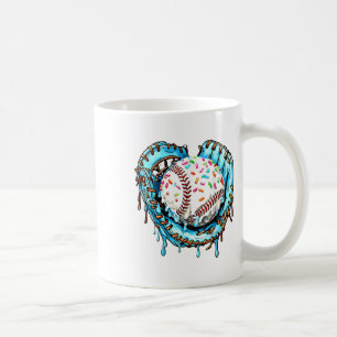 Caneca De Café Sorvete de beisebol borra a luva de beisebol