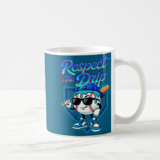 Caneca De Café Sorvete de Beisebol Drip Respeite o Drip Placar em