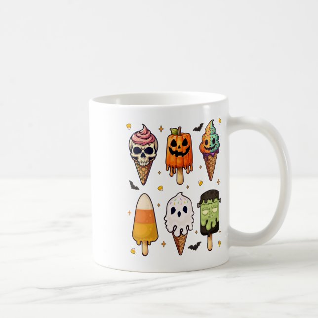 Caneca De Café Sorvete de Halloween dos Filmes de terror (Direita)