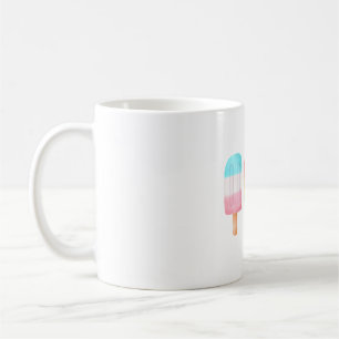 Caneca De Café Sorvete de picolé de aquarela