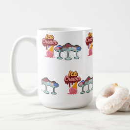 Caneca De Café Sorvete derretido