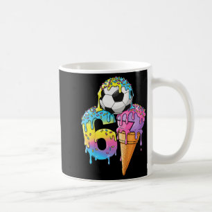 Caneca De Café Sorvete Drip Futebol Infantil Número 67 Meninos Fã
