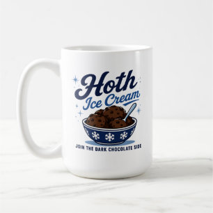 Caneca De Café Sorvete Hoth Chocolate Preto Engraçado