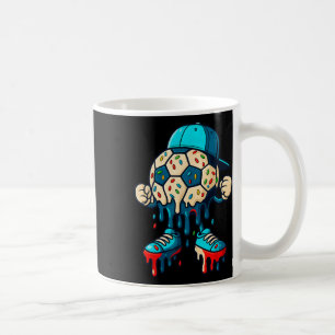 Caneca De Café Sorvete Ll Drip Personagem de Futebol Homens Mulhe
