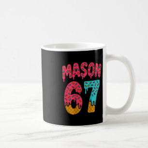 Caneca De Café Sorvete Mason 67 Meme Engraçado Seis Sete (no Ck)