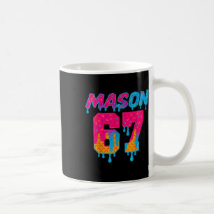 Caneca De Café Sorvete Six Seven Drip Sport 67 Mason Meme 