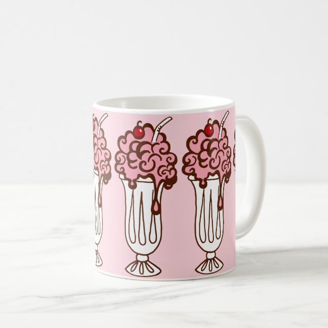 Caneca De Café Sorvete Soda Mug (Frente Esquerda)