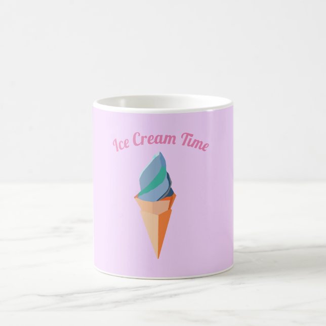 Caneca De Café Sorvete - Tempo Rosa Mug (Centro)