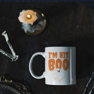 Caneca De Café Sou a Namorada Dele Fantasma Divertido do Hallowee