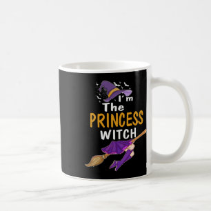 Caneca De Café Sou a Princesa Bruxa de Camisa de Dia das Bruxas.