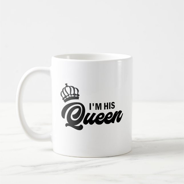 Caneca De Café Sou a Rainha Dele (Esquerda)
