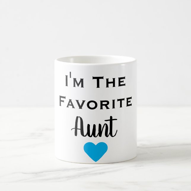 Caneca De Café Sou a tia favorita Mug (Centro)