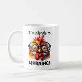 Caneca De Café Sou alérgico às manhãs!