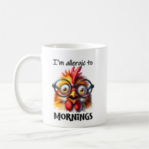 Caneca De Café Sou alérgico às manhãs!
