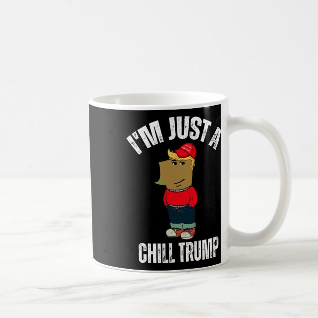 Caneca De Café Sou apenas um idiota engraçado... (Direita)