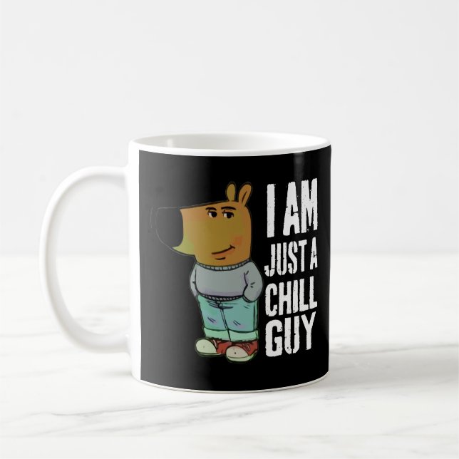 Caneca De Café Sou apenas uma Cara engraçada (Esquerda)