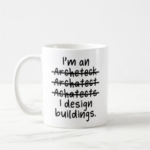 Caneca De Café Sou arquiteto, salvo vidas.