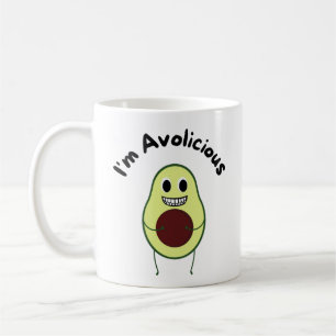 Caneca De Café Sou Avolicioso - Fruta Engraçado
