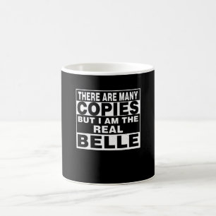Caneca De Café Sou Belle Engraçado Presente Personalizado Pessoa